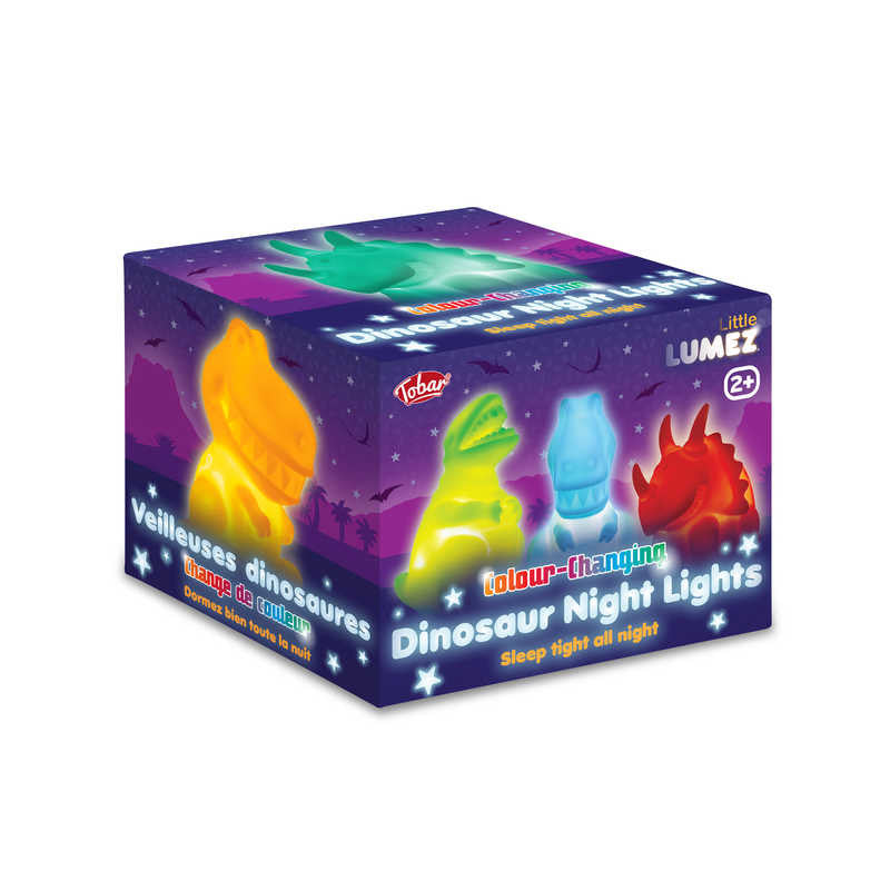 Lumez Color Changing Dinosaur Night Light