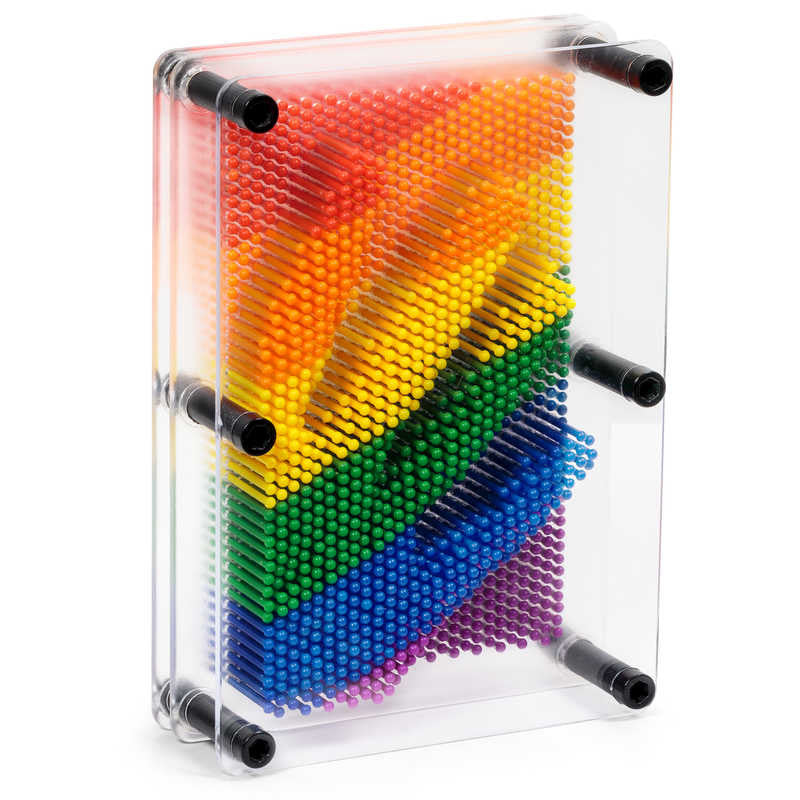 Rainbow Pin Art