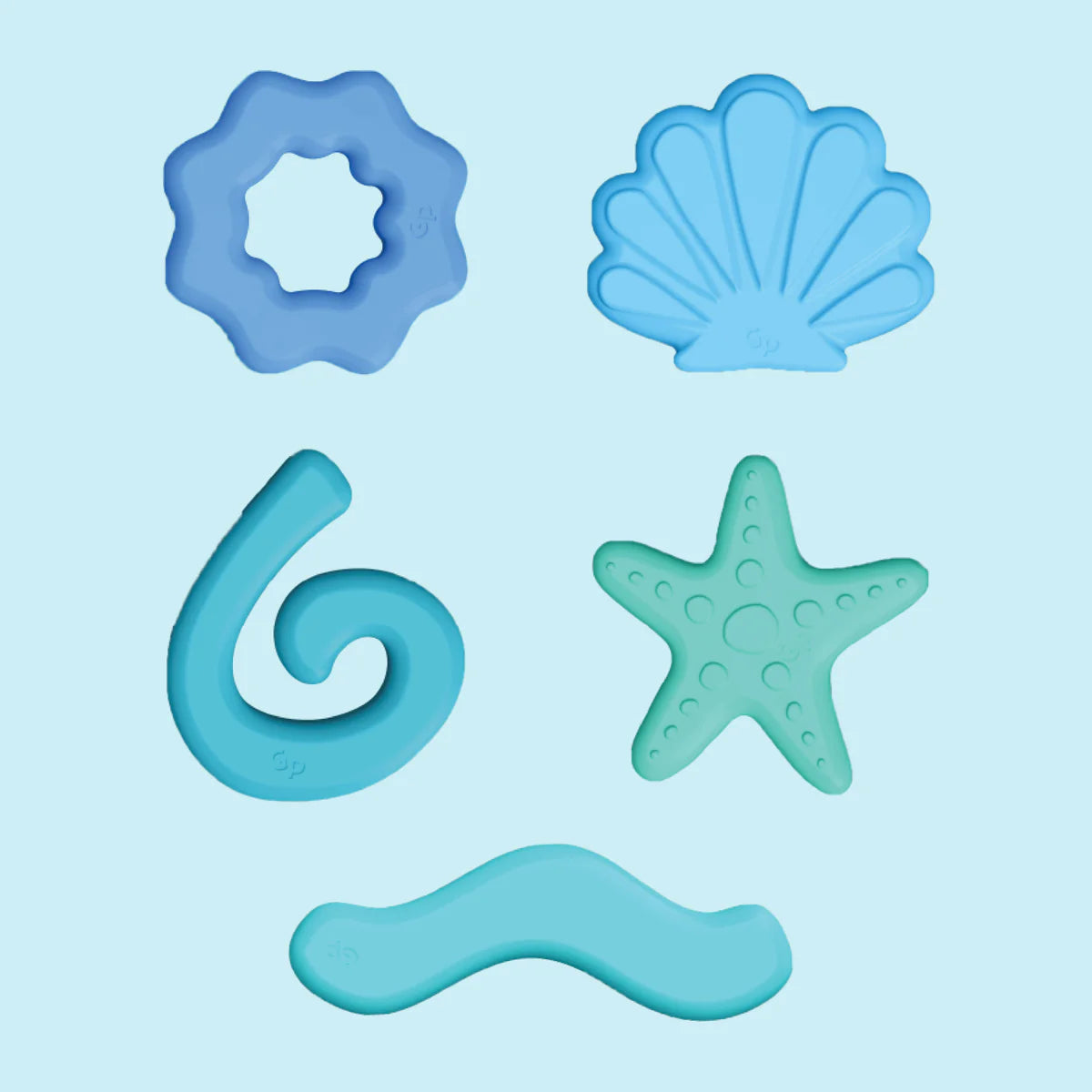Mini Sensory Play Jar Gift Set - Blue/ Blue Lagoon