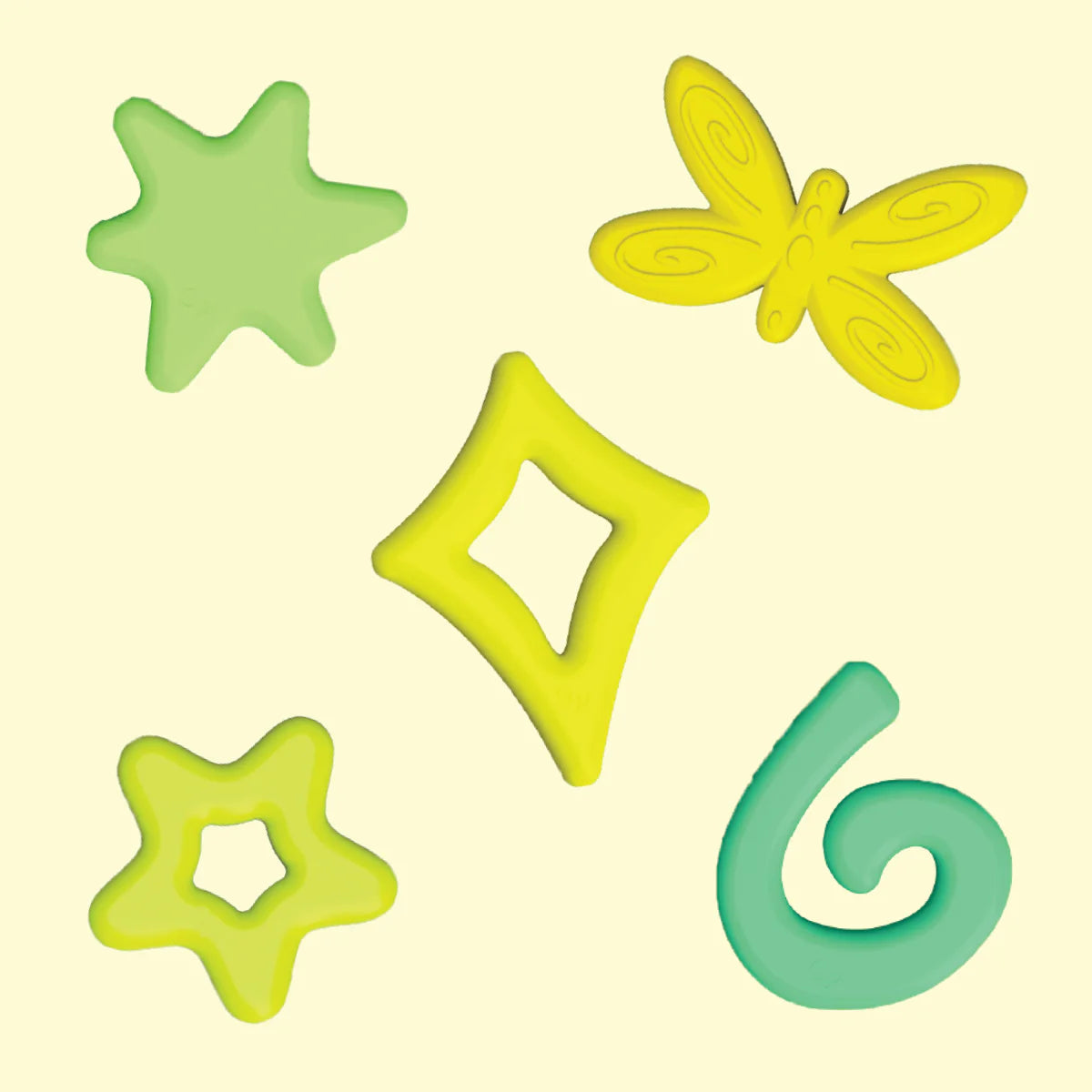 Mini Sensory Play Jar Gift Set -  Green/Firefly
