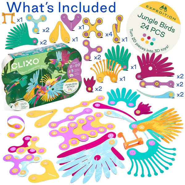 Jungle Birds Clixo Pack