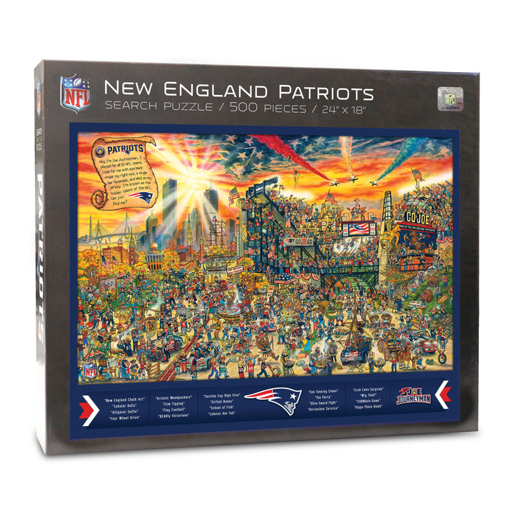 500pc Puzzle - Find Joe New England Patriots