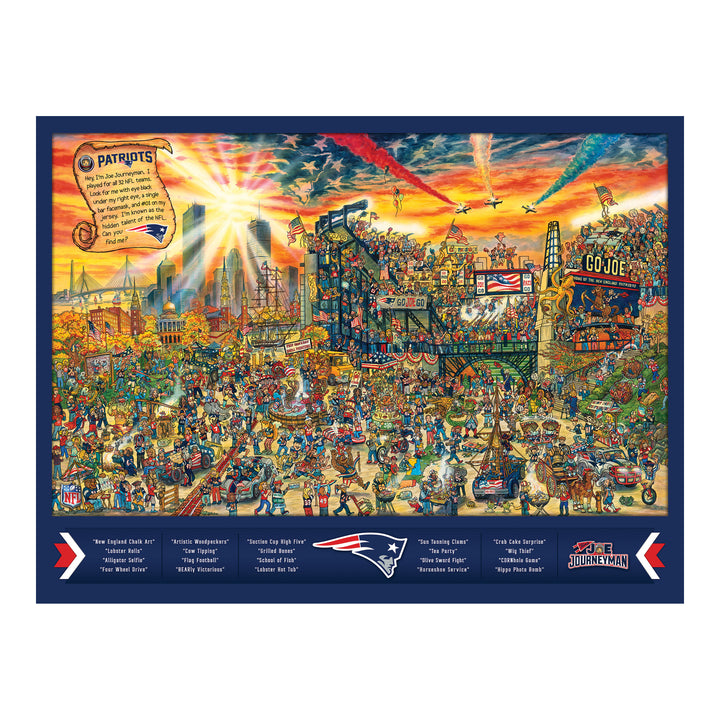 500pc Puzzle - Find Joe New England Patriots