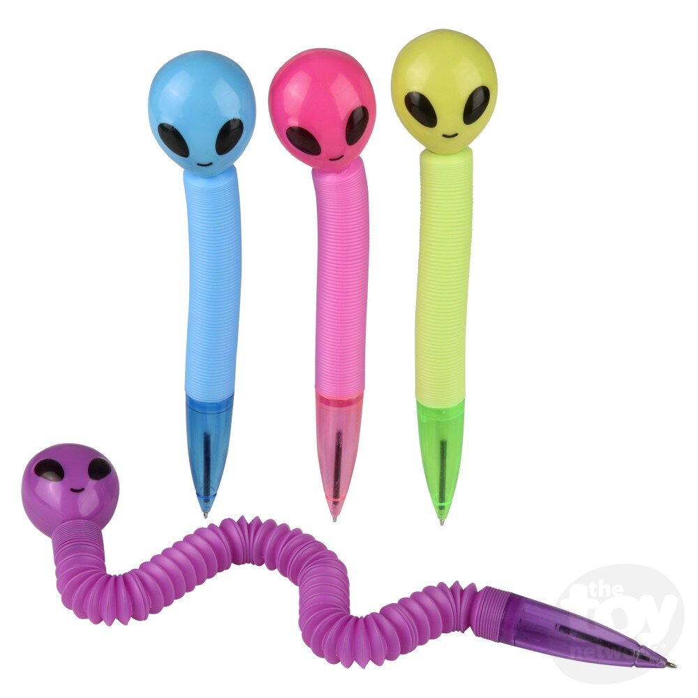 Light Up Pop Tube Alien Pen