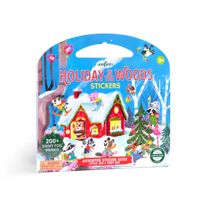 Holiday in the Woods Shiny Sticker Book