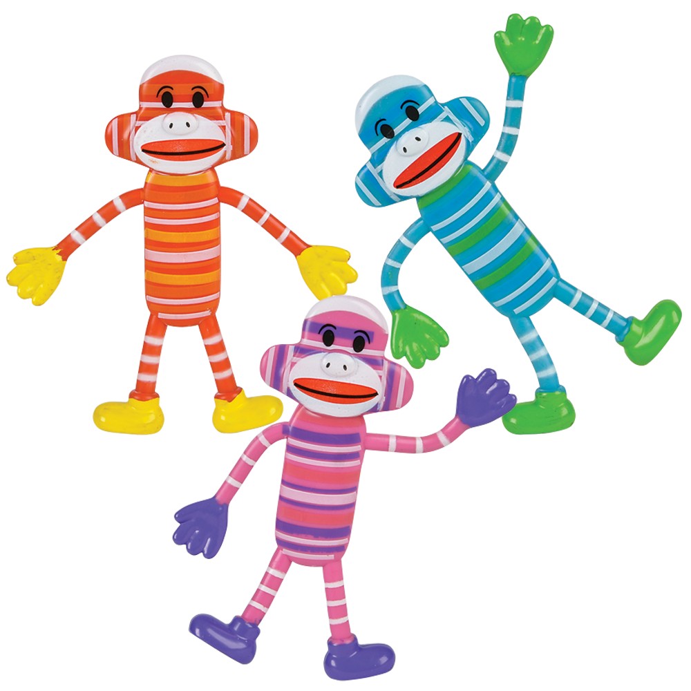 BENDABLE SOCK MONKEY