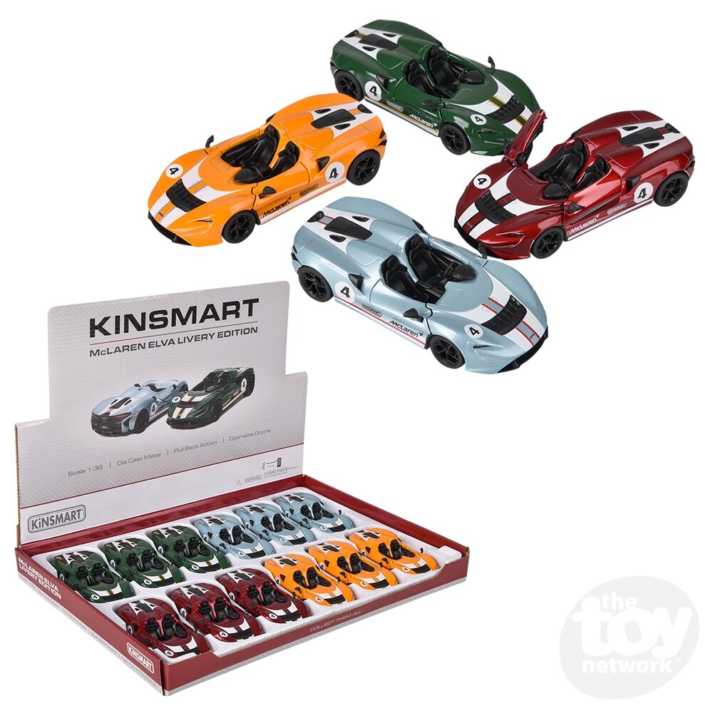 Diecast Pull Back McLaren Elva Livery
