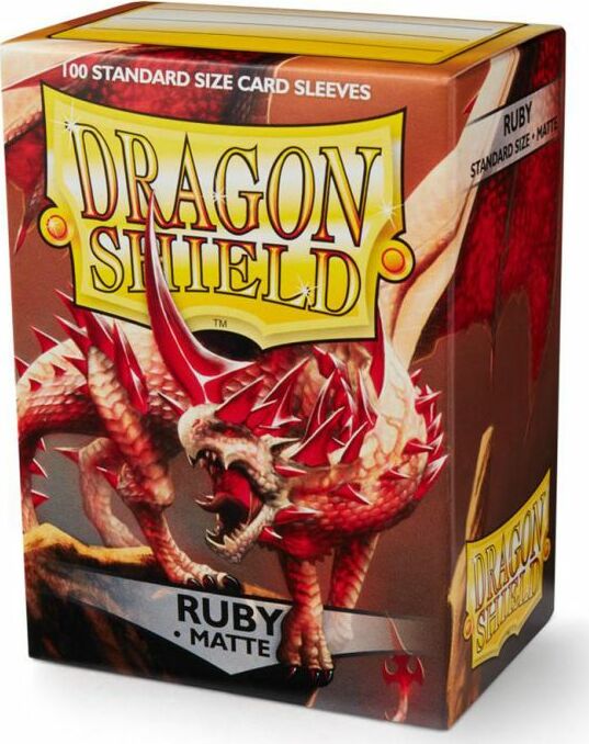 Deck Protector: Dragon Shield: Matte: Ruby