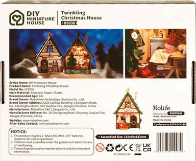 Twinkling Christmas House