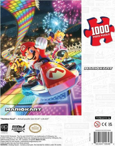 Puzzle: Mario Kart Rainbow Road 1000 piece