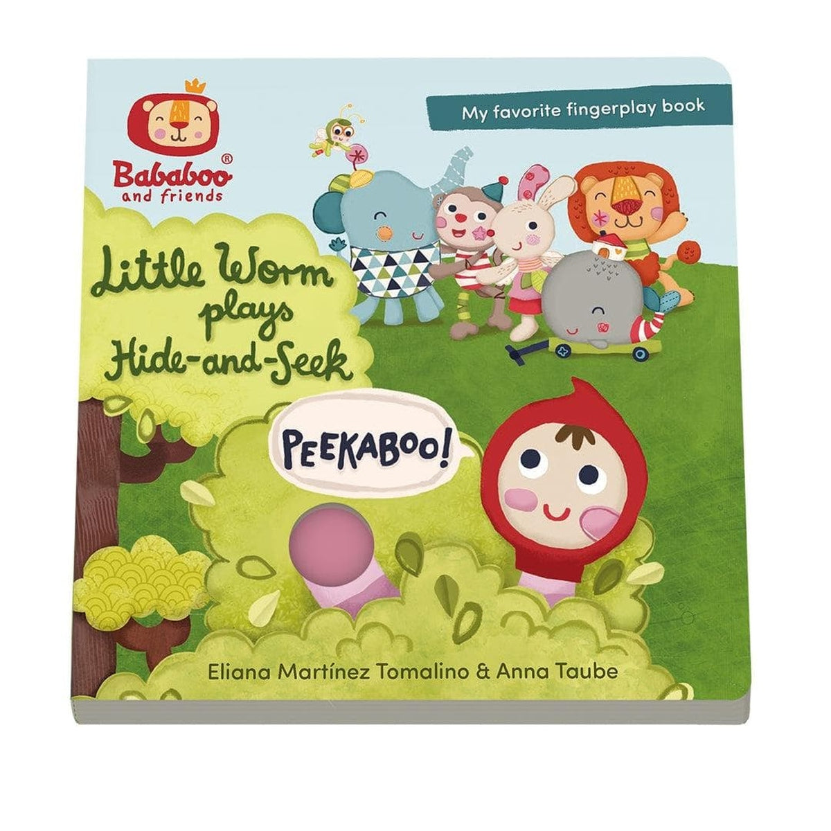 Little Worm Plays Hide-and-Seek Peekaboo! Finger Book