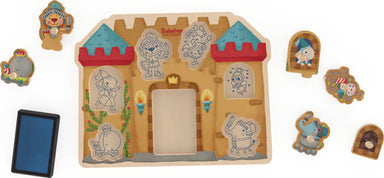 Bababoo's Castle Stamp Game Puzzle