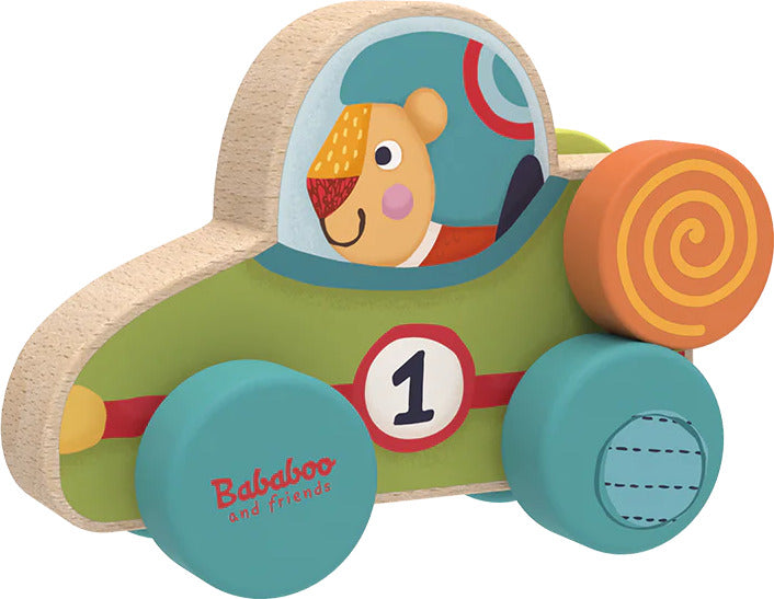 Lion Bababoo's First Racecar