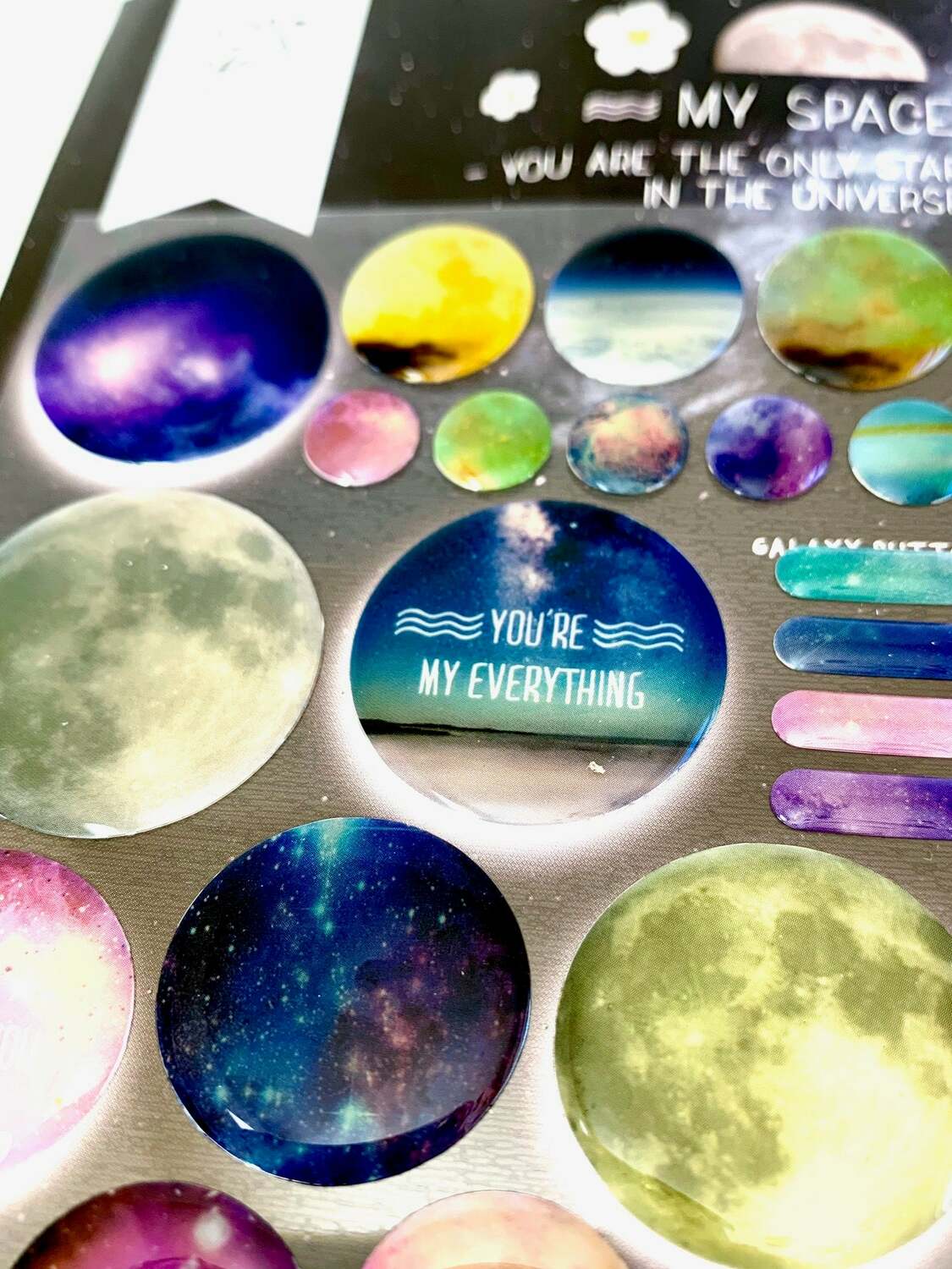 My Space Gel Epoxy Sticker 