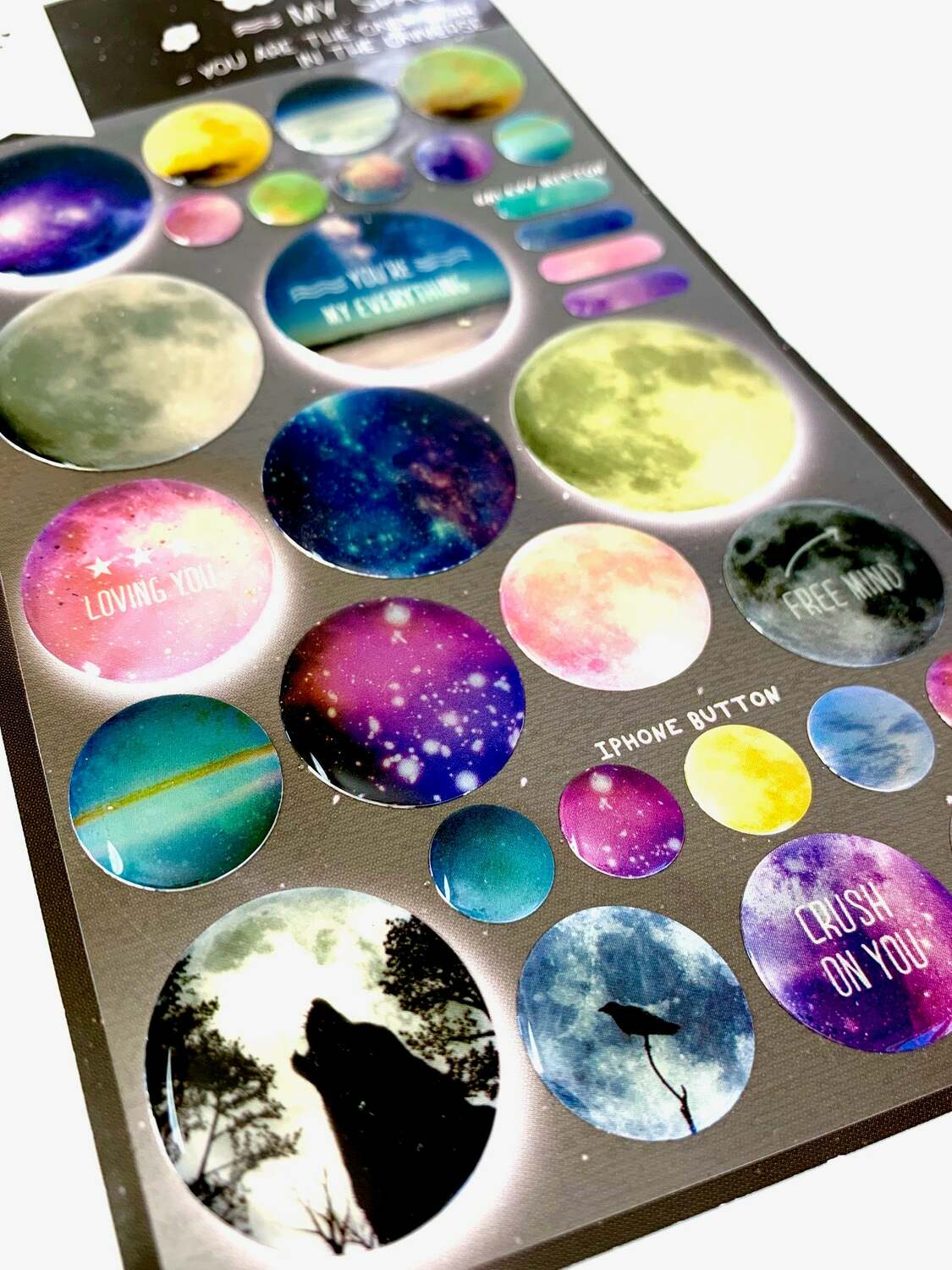 My Space Gel Epoxy Sticker 
