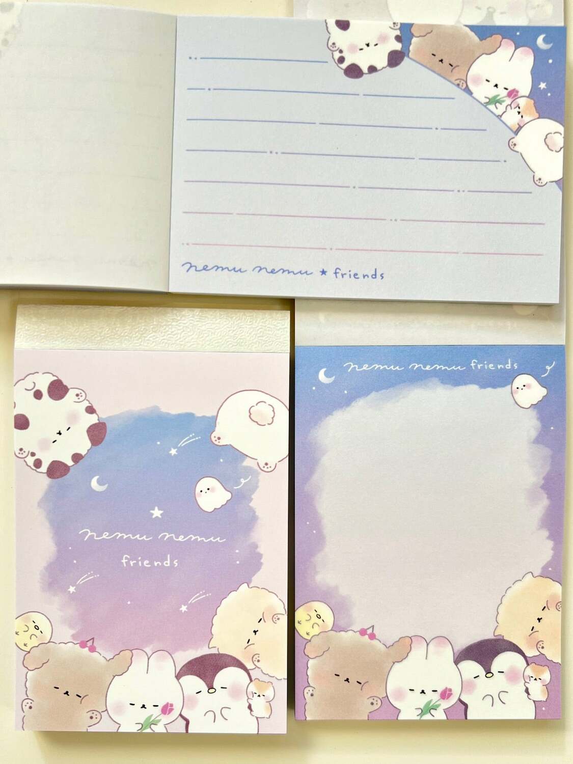Nemu Nemu Animal Friends Mini Notepad