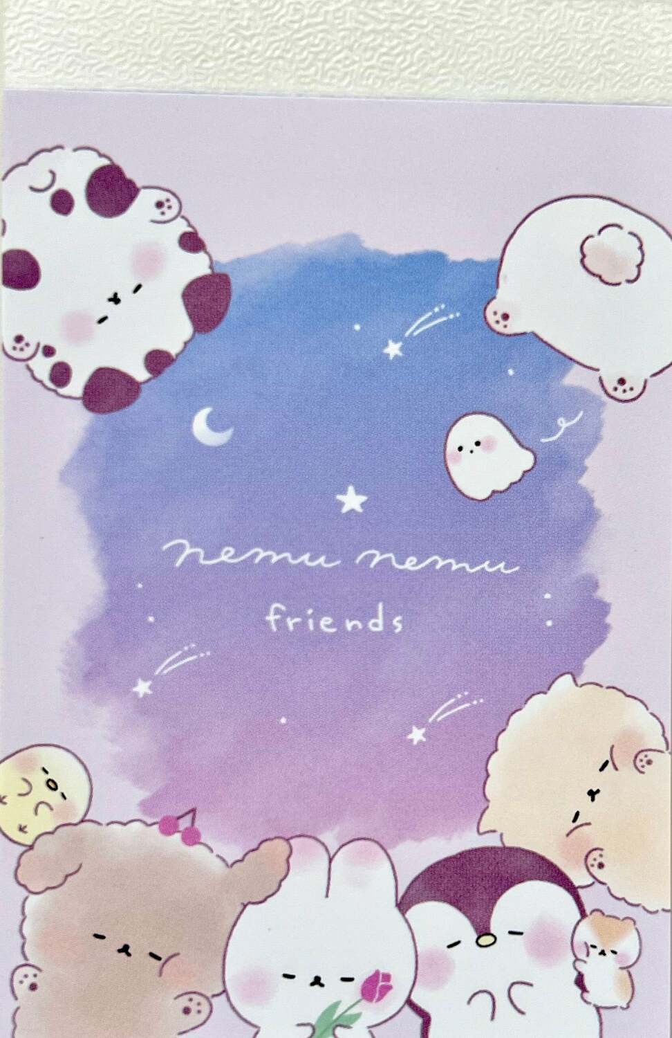 Nemu Nemu Animal Friends Mini Notepad