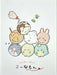Round Animals Takoyaki Konamon Mini Notepad