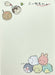 Round Animals Takoyaki Konamon Mini Notepad