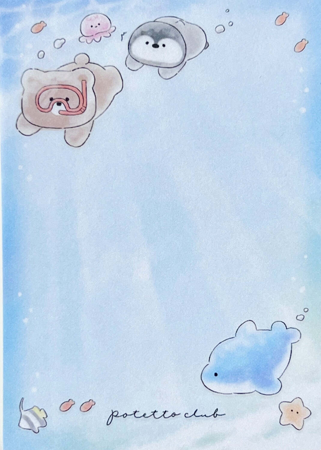 Ocean Dive Mini Notepad 