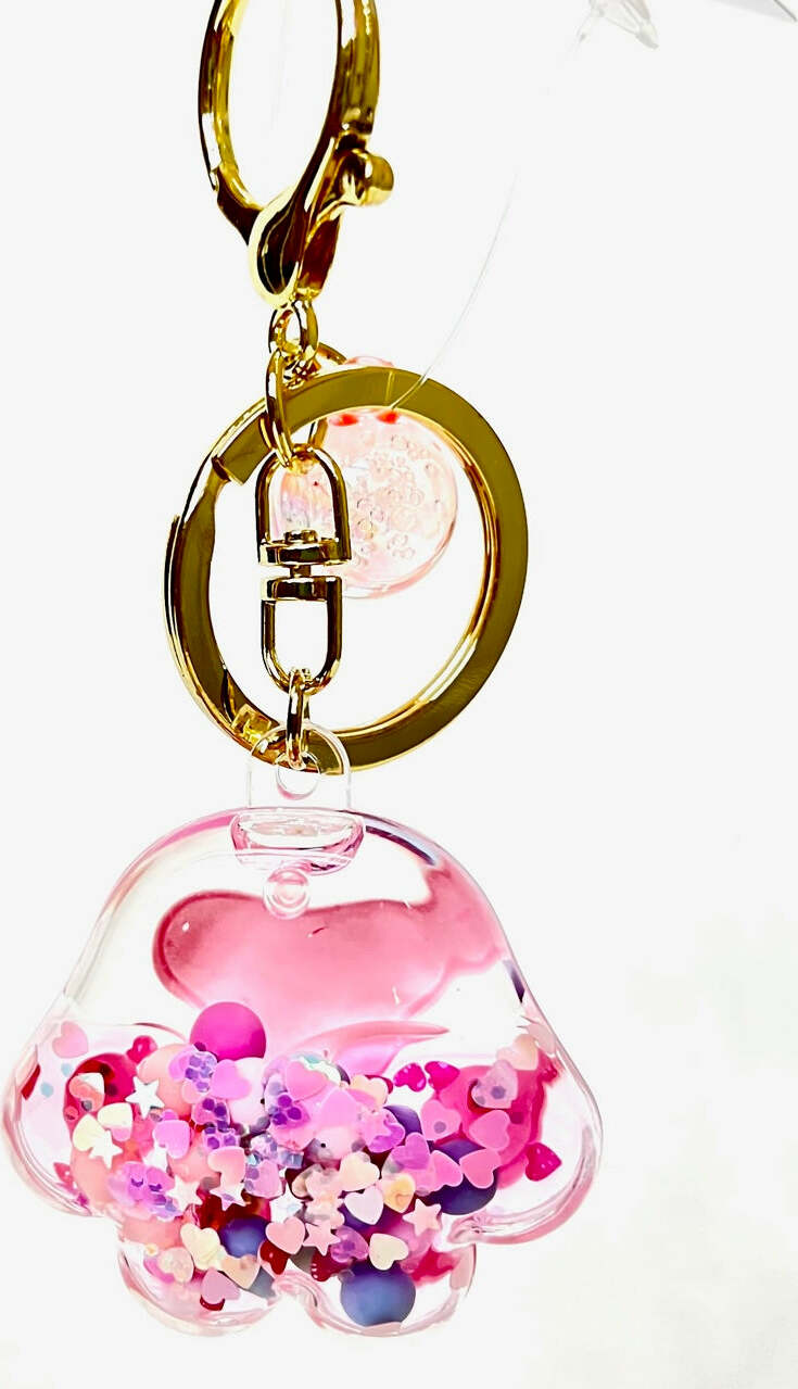 Paws Floaty Key Charm 