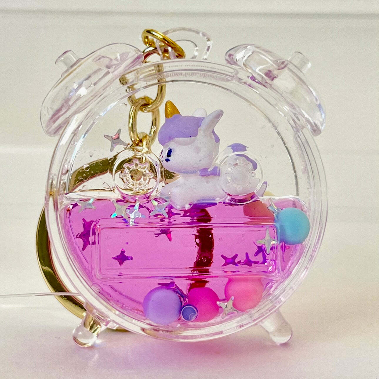 Unicorn Floaty Key Charm 