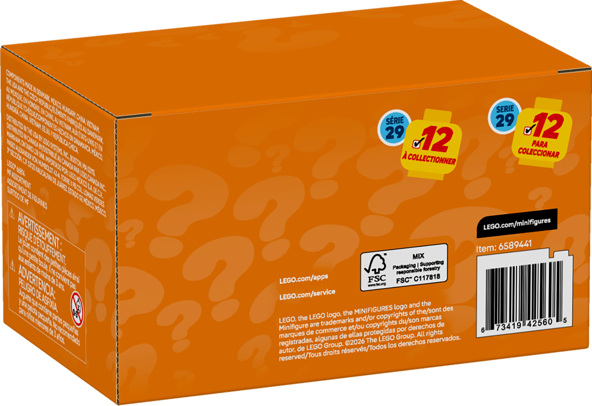 Series 29 LEGO MINIFIGURE 6 Pack