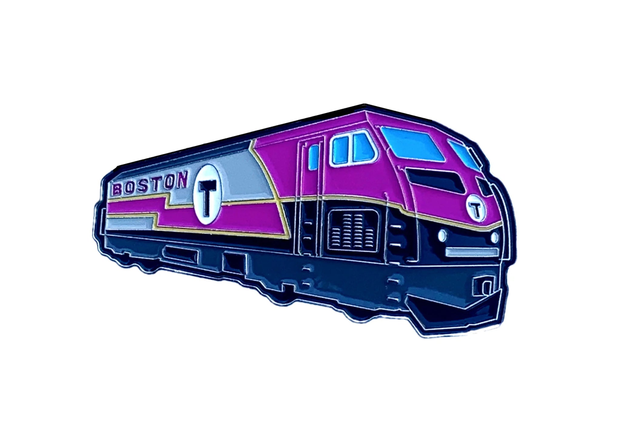 MBTA Metal Magnet - Commuter Rail Train