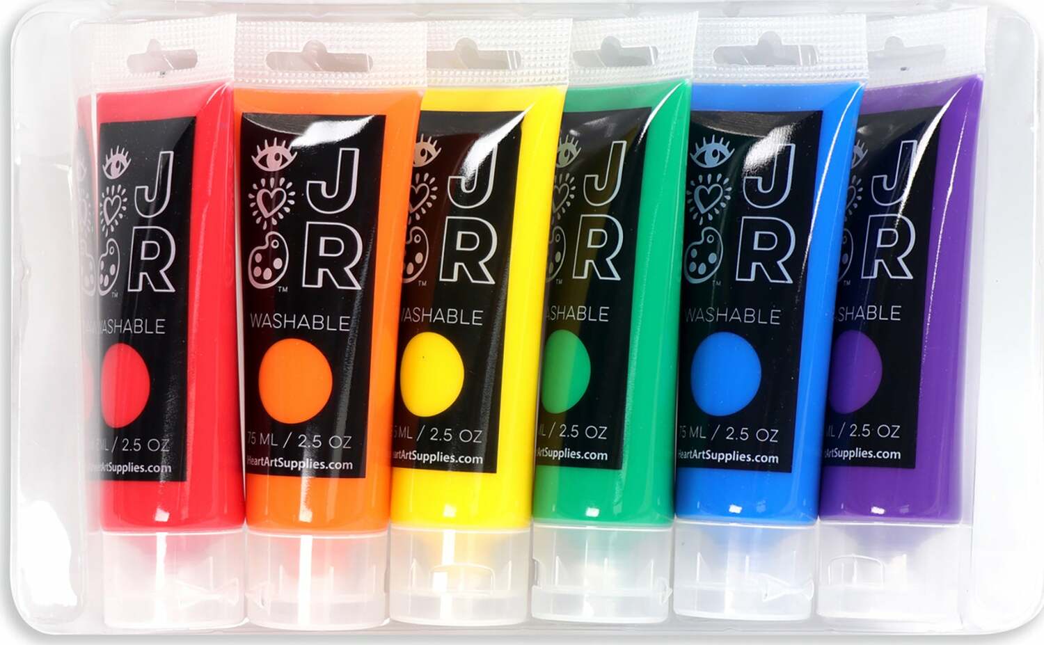 iHeart Art JR 6 Washable Finger Paints