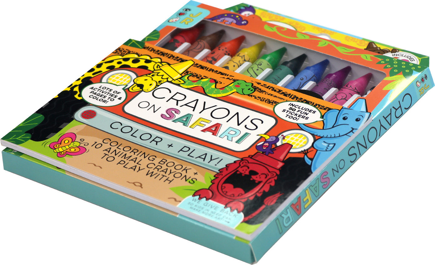 Crayons on Safari