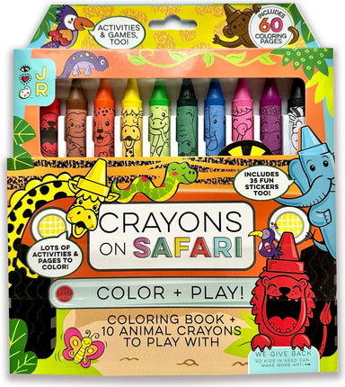 Crayons on Safari