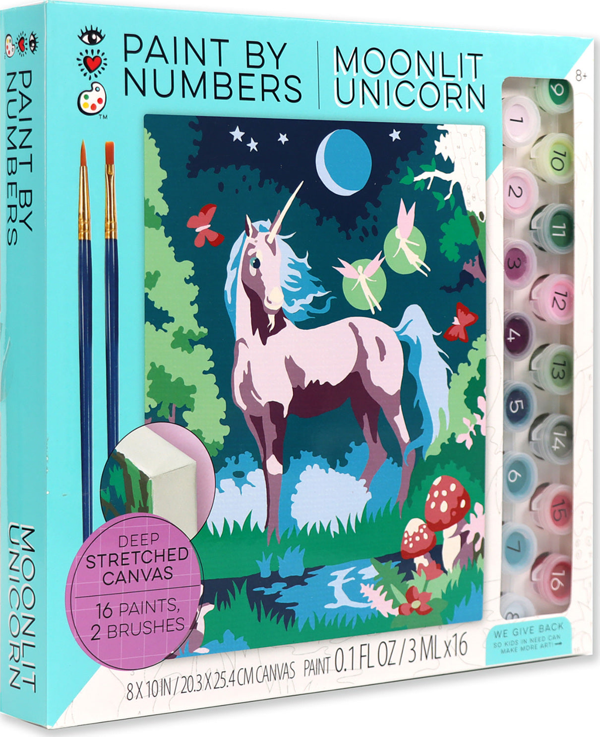 Paint by Numbers Moonlit Unicorn