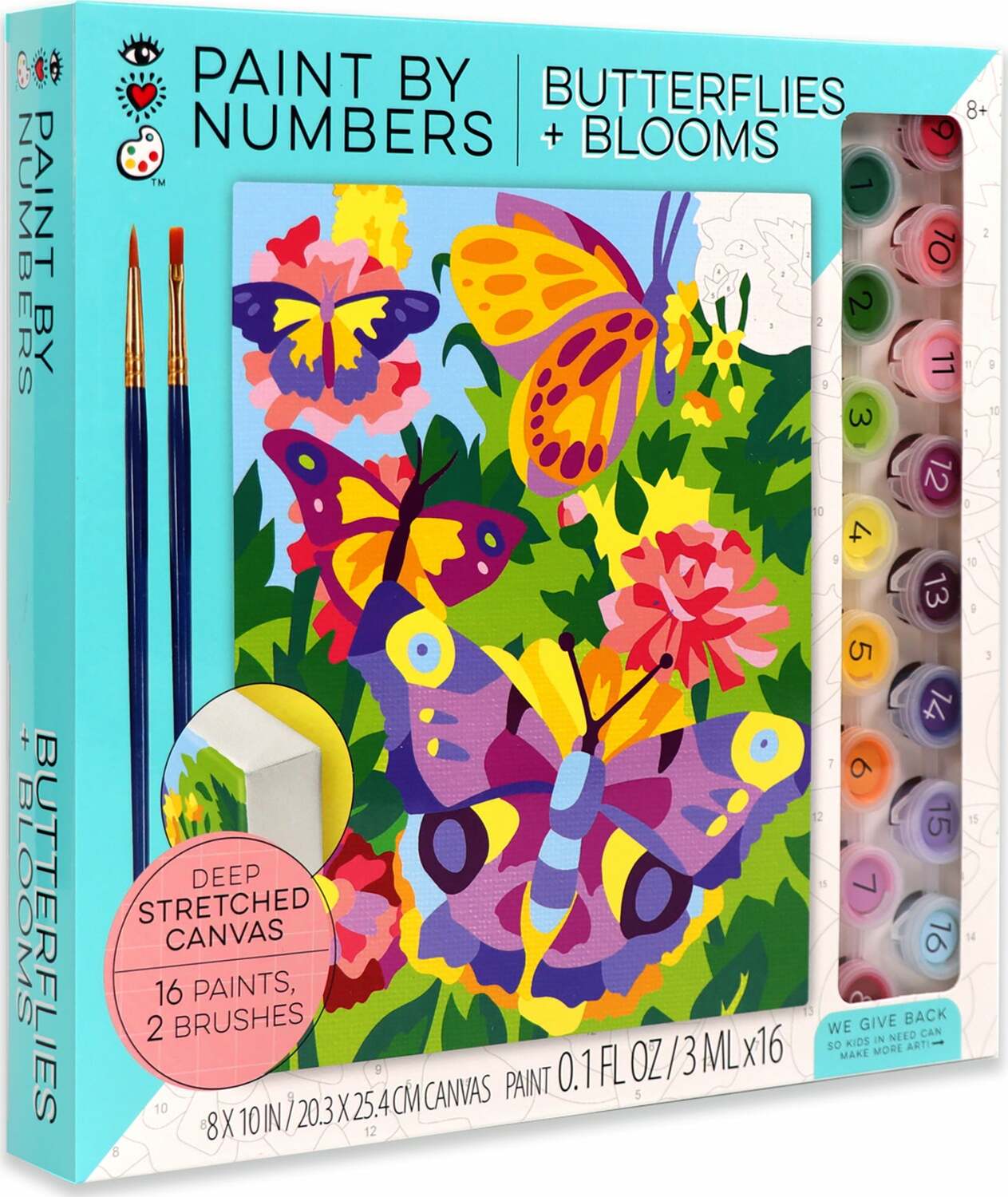 iHeart Art Paint By Numbers - Butterflies + Blooms