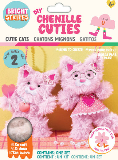 DIY Chenille Cuties- Cutie Cats