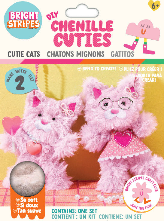 DIY Chenille Cuties- Cutie Cats