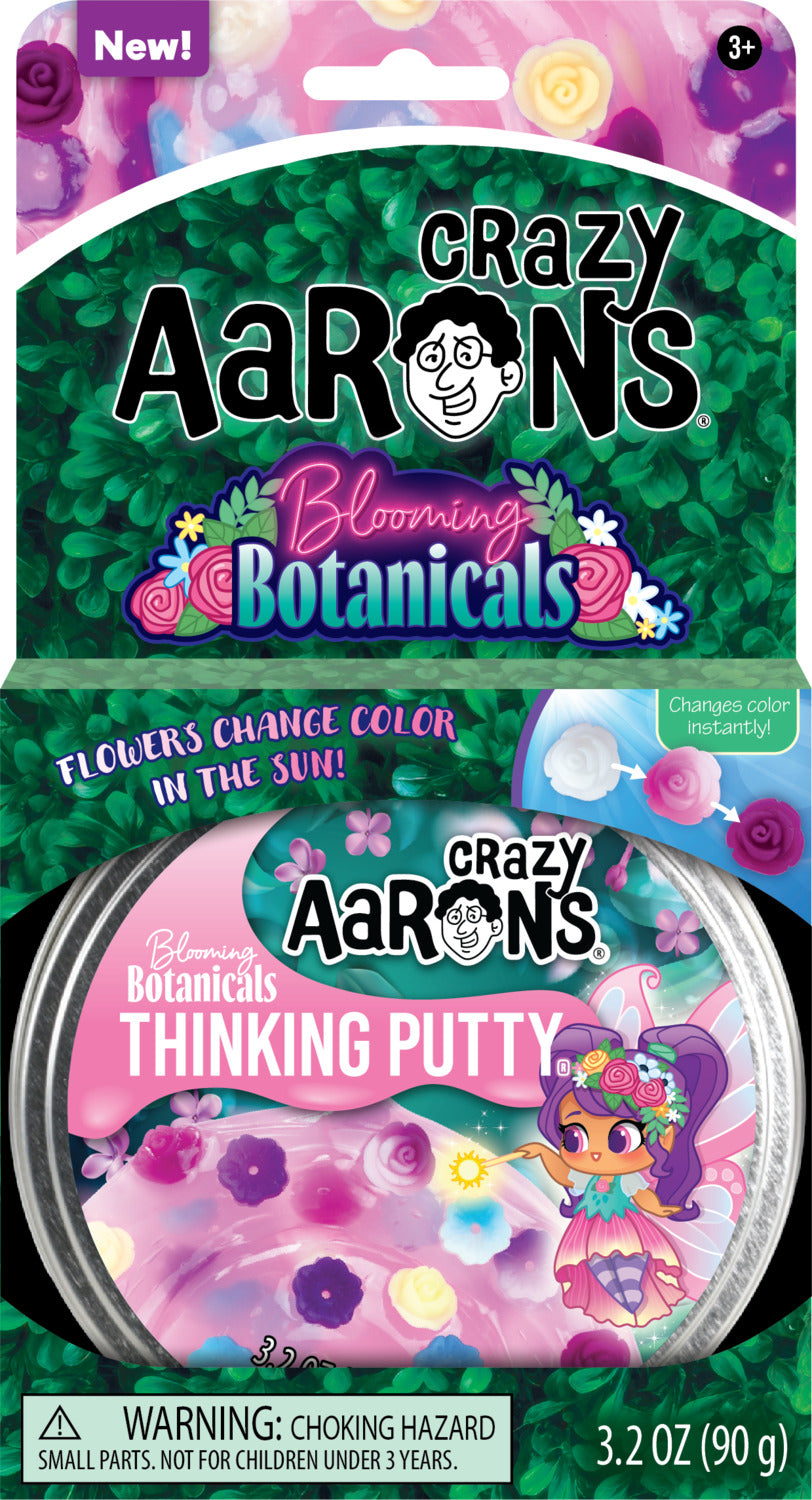 Blooming Botanicals - 4" Thinking Putty Tin