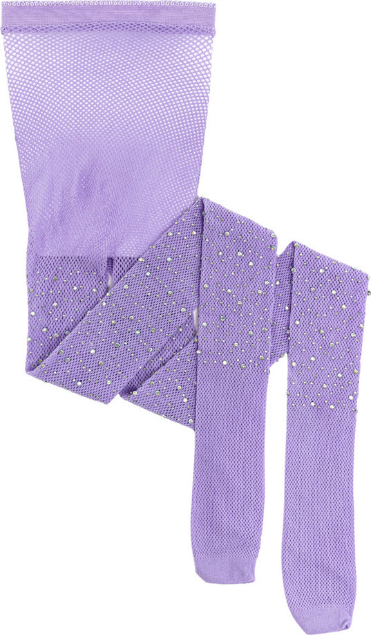 Rhinestone Tights (Lilac)