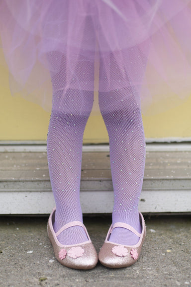 Rhinestone Tights (Lilac)