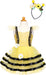 Bumble Bee Dress & Headband, Yellow/Black (Size 3-4)