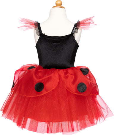 Ladybug Dress & Headband, Red/Black (Size 3-4) (assorted)