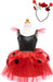 Ladybug Dress & Headband, Red/Black (Size 3-4) (assorted)