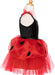 Ladybug Dress & Headband, Red/Black (Size 3-4) (assorted)