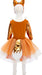 Woodland Fox Dress With Headpiece (Size 5-6)