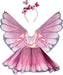 Butterfly Twirl Dress with Wings (Size 3-4)