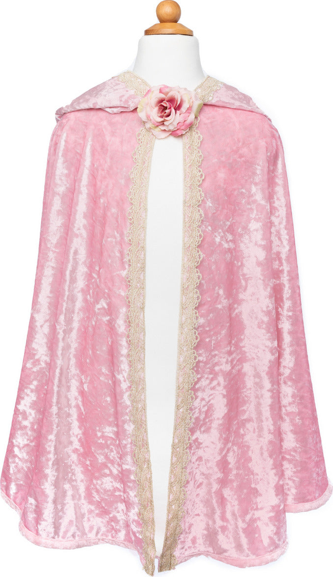 Deluxe Pink Princess Cape (Size 3-4)