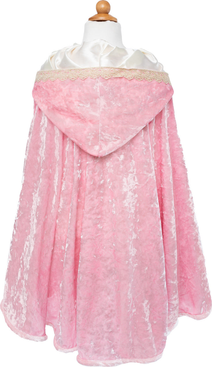 Deluxe Pink Princess Cape (Size 3-4)