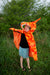 Grandasaurus Pterodactyl Cape, Orange (Size 4-6)