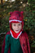 Grandasaurus T-Rex Cape w/Claws, Red/Black (Size 4-6)