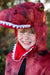 Grandasaurus T-Rex Cape w/Claws, Red/Black (Size 4-6)