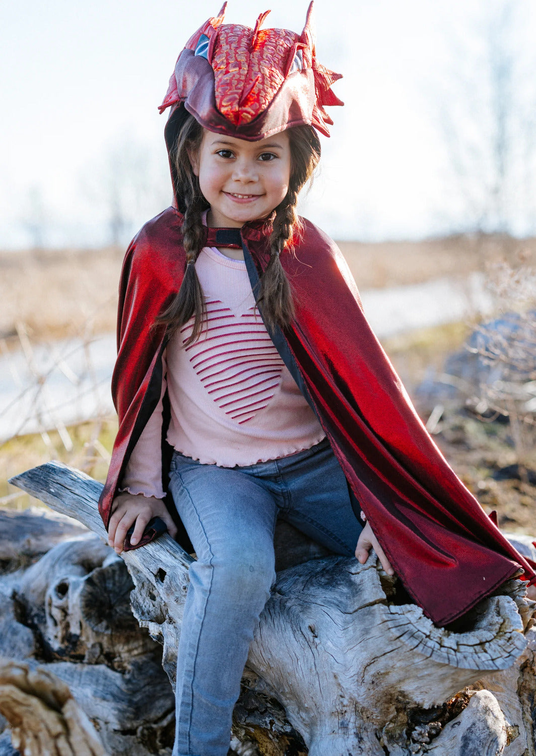 Metallic Dragon Cape, Size 3-4